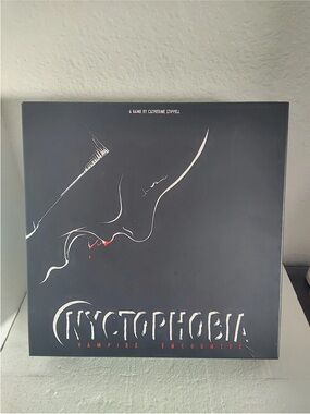 NYCTOPHOBIA Vampire Encounter Board Game - Black with Red Accents